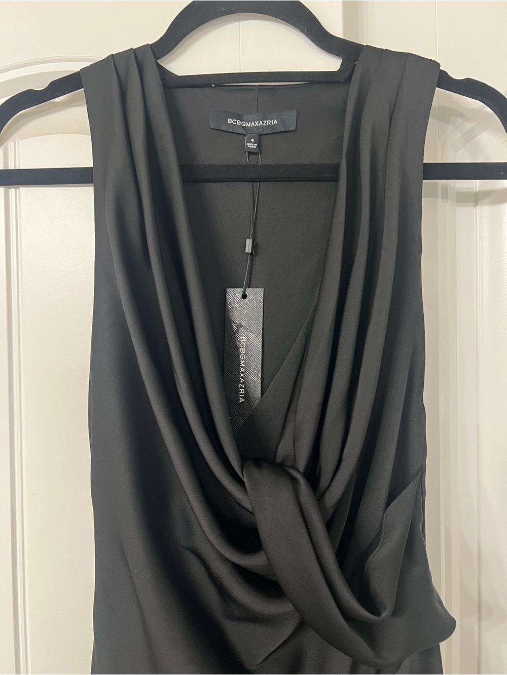 BCBGMaxAzria Black Demi Gown Maxi Dress - Picture 3 of 7